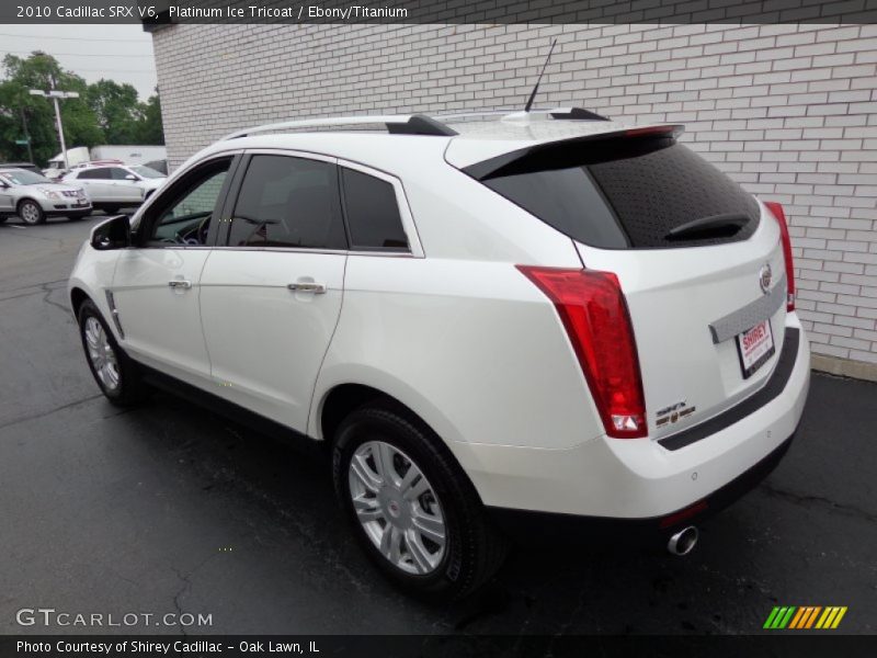 Platinum Ice Tricoat / Ebony/Titanium 2010 Cadillac SRX V6