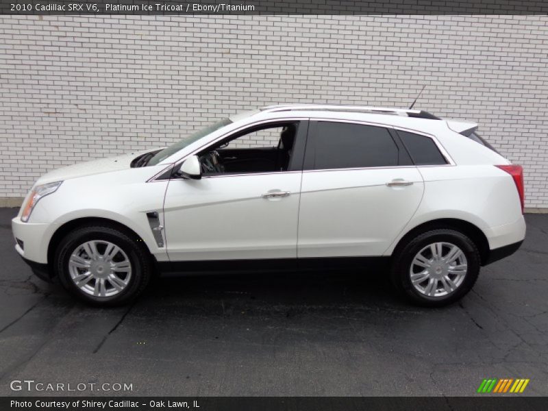 Platinum Ice Tricoat / Ebony/Titanium 2010 Cadillac SRX V6