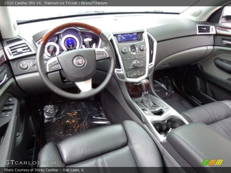 Platinum Ice Tricoat / Ebony/Titanium 2010 Cadillac SRX V6