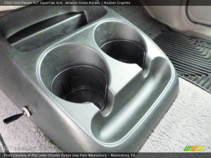 Amazon Green Metallic / Medium Graphite 2000 Ford Ranger XLT SuperCab 4x4