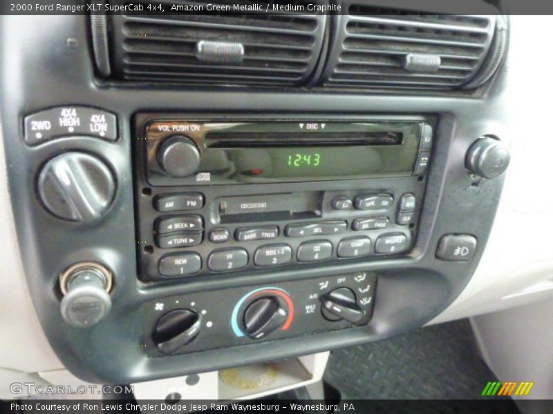 Amazon Green Metallic / Medium Graphite 2000 Ford Ranger XLT SuperCab 4x4