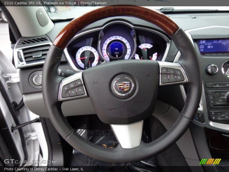 Platinum Ice Tricoat / Ebony/Titanium 2010 Cadillac SRX V6