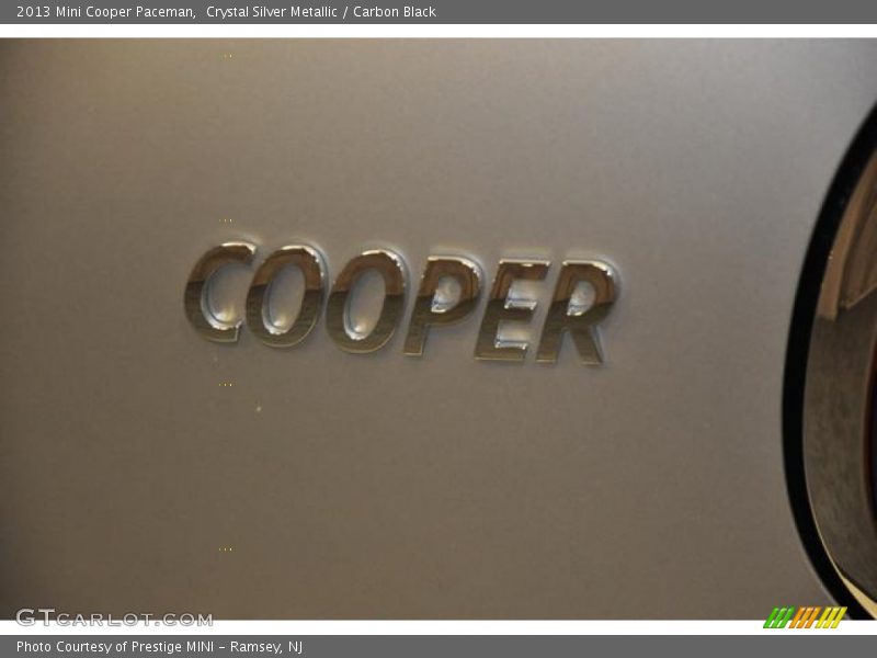 Crystal Silver Metallic / Carbon Black 2013 Mini Cooper Paceman