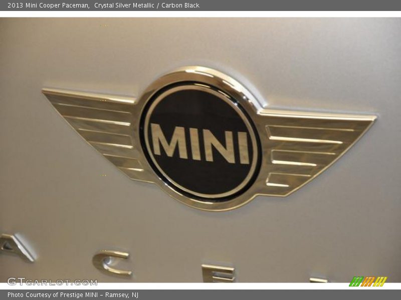 Crystal Silver Metallic / Carbon Black 2013 Mini Cooper Paceman