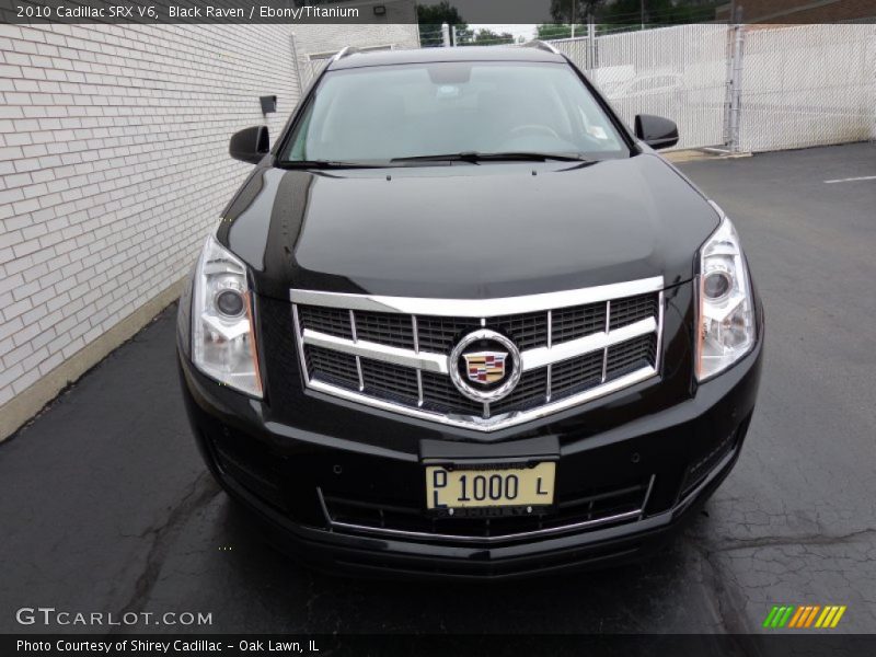 Black Raven / Ebony/Titanium 2010 Cadillac SRX V6