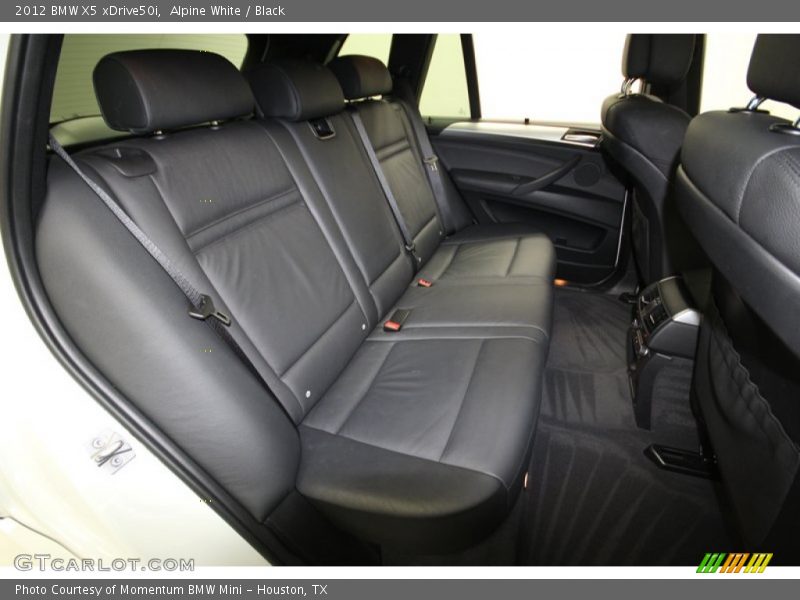 Rear Seat of 2012 X5 xDrive50i