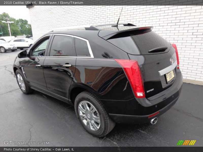 Black Raven / Ebony/Titanium 2010 Cadillac SRX V6