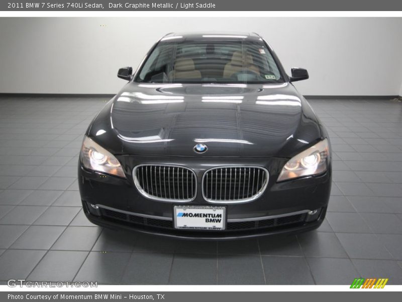 Dark Graphite Metallic / Light Saddle 2011 BMW 7 Series 740Li Sedan