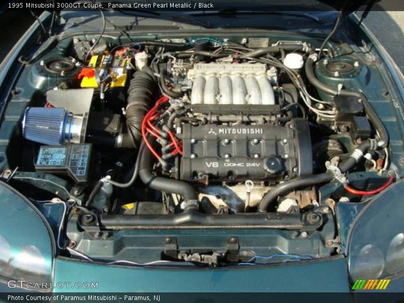 Panama Green Pearl Metallic / Black 1995 Mitsubishi 3000GT Coupe