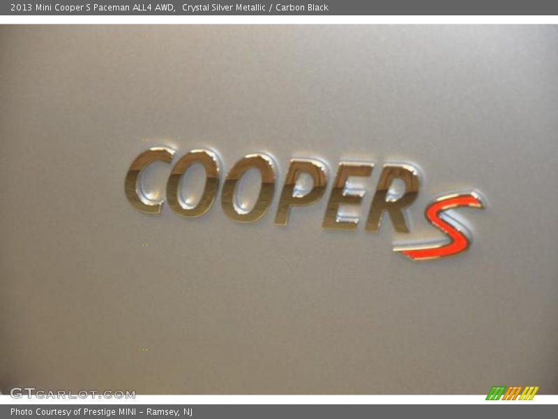 Crystal Silver Metallic / Carbon Black 2013 Mini Cooper S Paceman ALL4 AWD