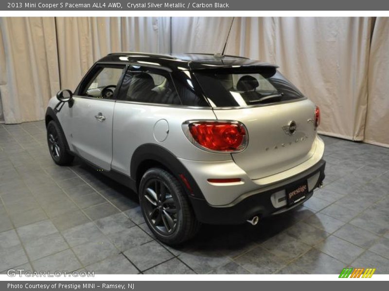 Crystal Silver Metallic / Carbon Black 2013 Mini Cooper S Paceman ALL4 AWD
