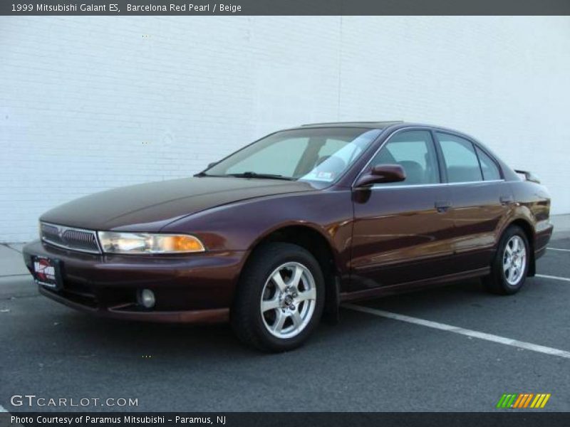 Barcelona Red Pearl / Beige 1999 Mitsubishi Galant ES