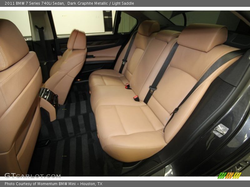 Dark Graphite Metallic / Light Saddle 2011 BMW 7 Series 740Li Sedan