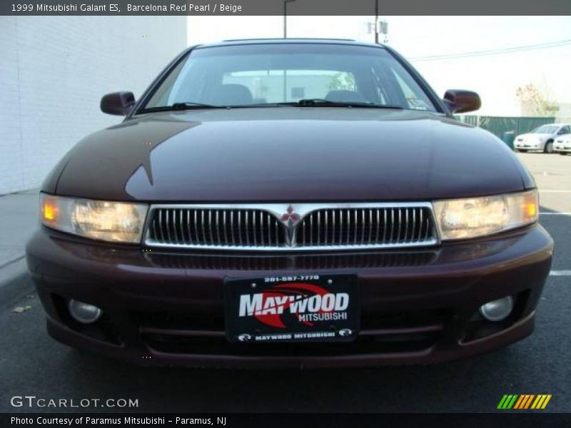 Barcelona Red Pearl / Beige 1999 Mitsubishi Galant ES