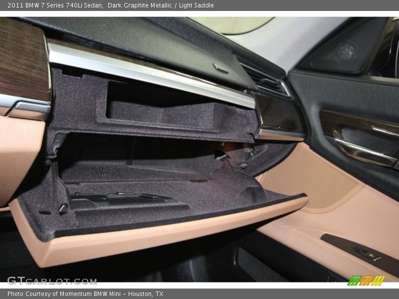Dark Graphite Metallic / Light Saddle 2011 BMW 7 Series 740Li Sedan