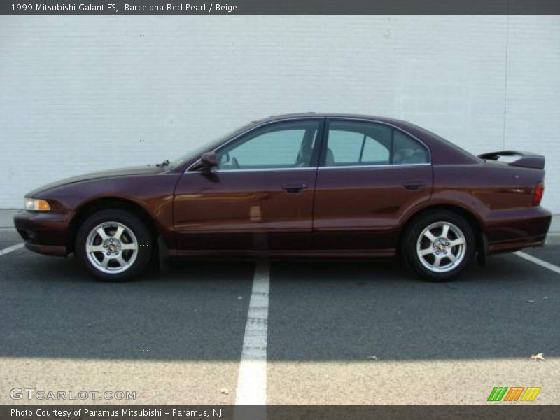 Barcelona Red Pearl / Beige 1999 Mitsubishi Galant ES