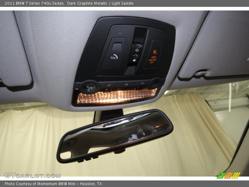 Dark Graphite Metallic / Light Saddle 2011 BMW 7 Series 740Li Sedan