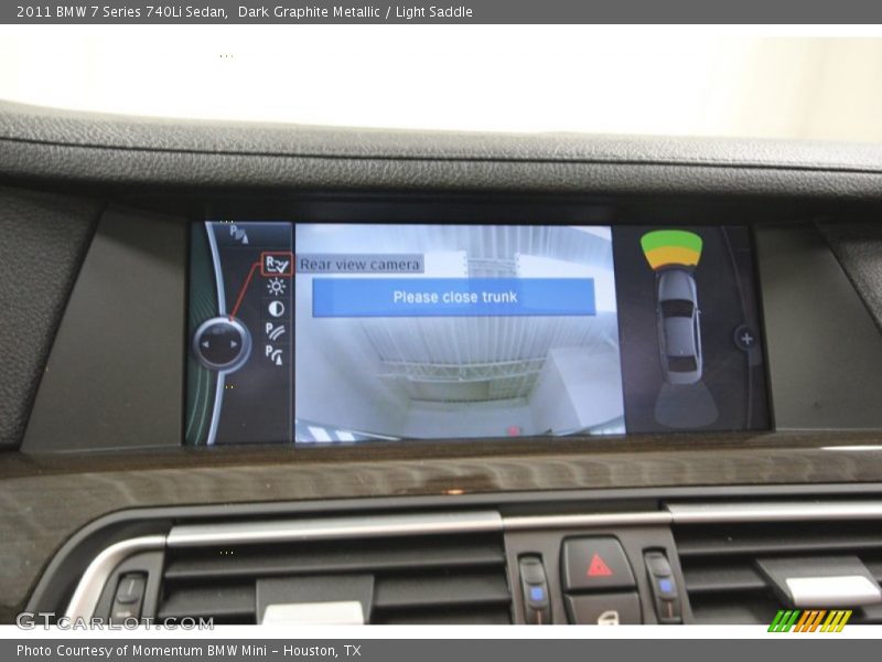 Dark Graphite Metallic / Light Saddle 2011 BMW 7 Series 740Li Sedan