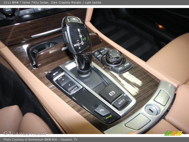 Dark Graphite Metallic / Light Saddle 2011 BMW 7 Series 740Li Sedan