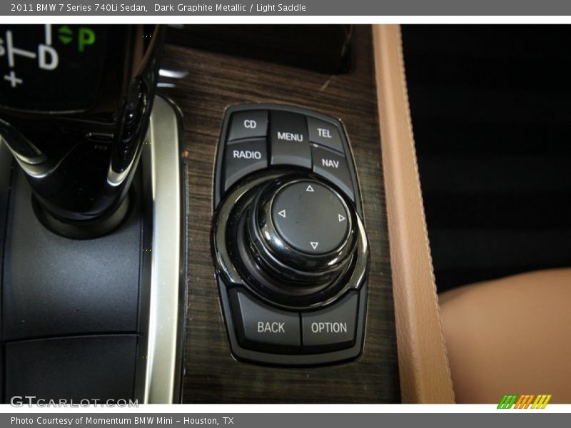 Dark Graphite Metallic / Light Saddle 2011 BMW 7 Series 740Li Sedan