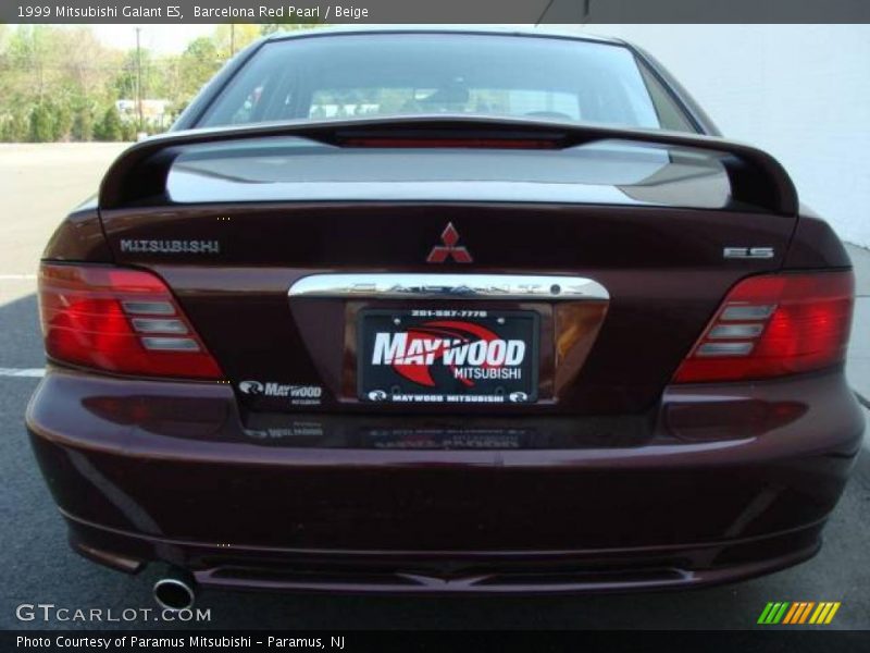 Barcelona Red Pearl / Beige 1999 Mitsubishi Galant ES