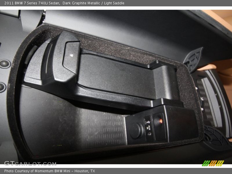 Dark Graphite Metallic / Light Saddle 2011 BMW 7 Series 740Li Sedan