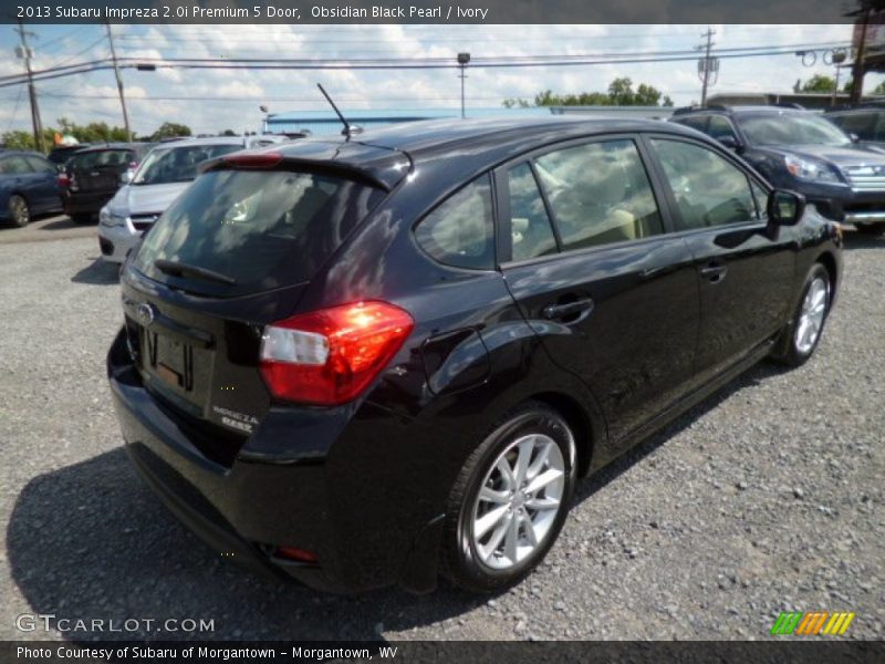 Obsidian Black Pearl / Ivory 2013 Subaru Impreza 2.0i Premium 5 Door