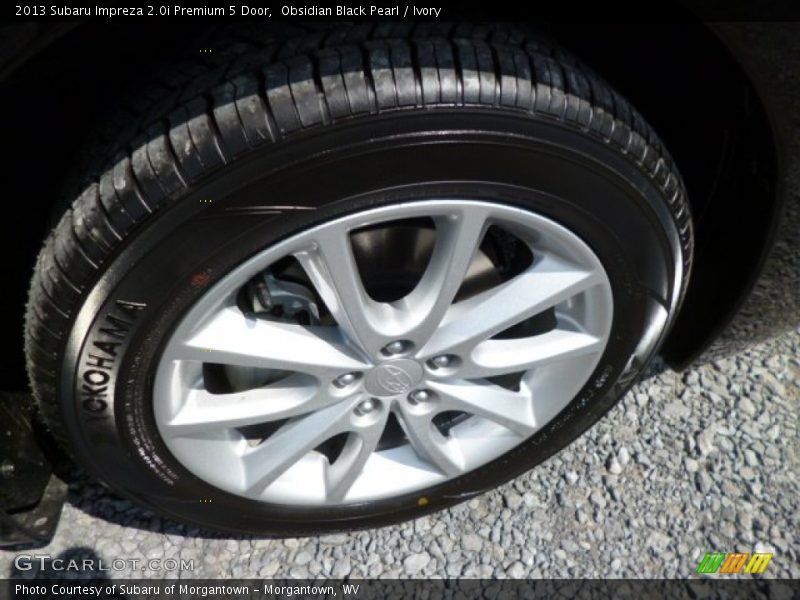 Obsidian Black Pearl / Ivory 2013 Subaru Impreza 2.0i Premium 5 Door