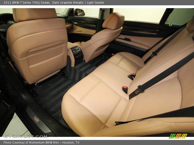 Dark Graphite Metallic / Light Saddle 2011 BMW 7 Series 740Li Sedan