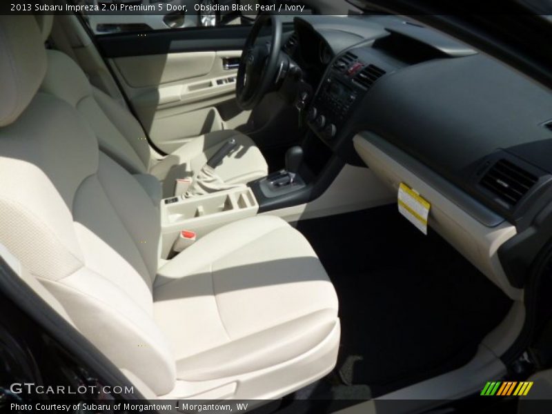 Obsidian Black Pearl / Ivory 2013 Subaru Impreza 2.0i Premium 5 Door