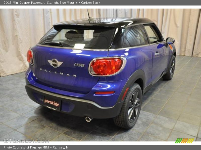 Starlight Blue Metallic / Carbon Black 2013 Mini Cooper Paceman