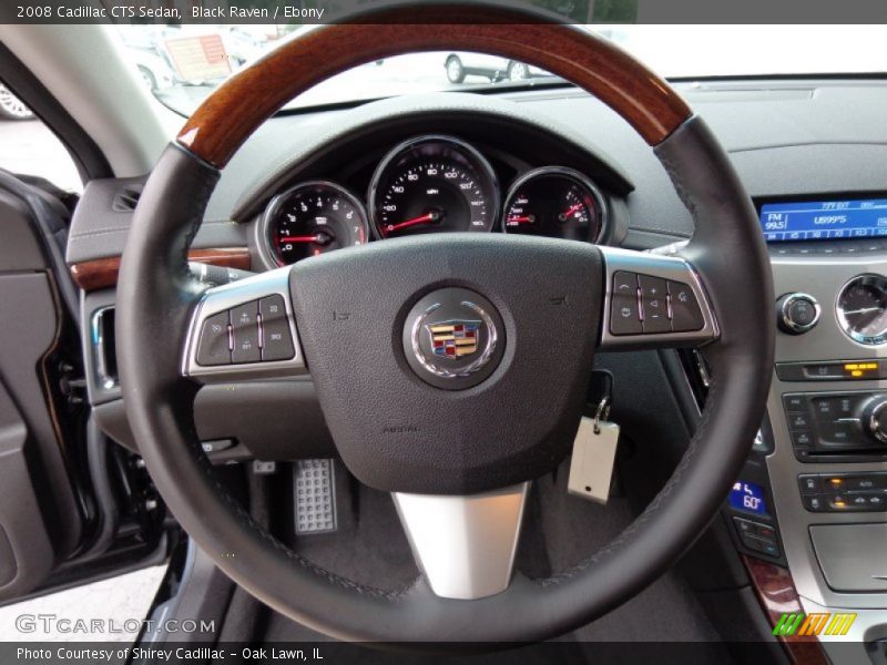 Black Raven / Ebony 2008 Cadillac CTS Sedan