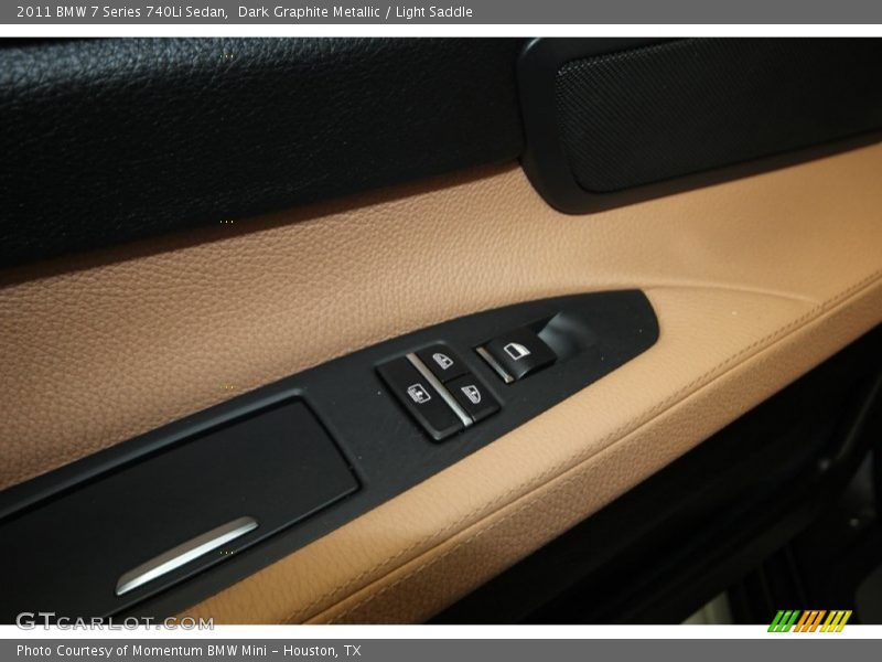 Dark Graphite Metallic / Light Saddle 2011 BMW 7 Series 740Li Sedan