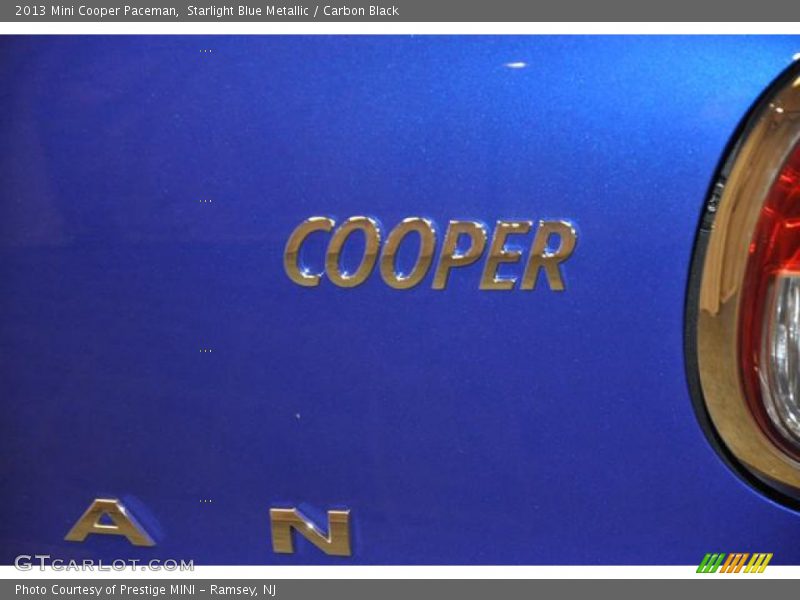 Starlight Blue Metallic / Carbon Black 2013 Mini Cooper Paceman
