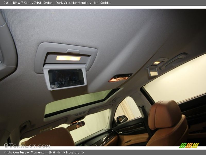 Dark Graphite Metallic / Light Saddle 2011 BMW 7 Series 740Li Sedan
