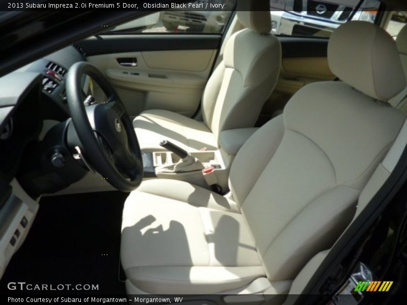 Obsidian Black Pearl / Ivory 2013 Subaru Impreza 2.0i Premium 5 Door