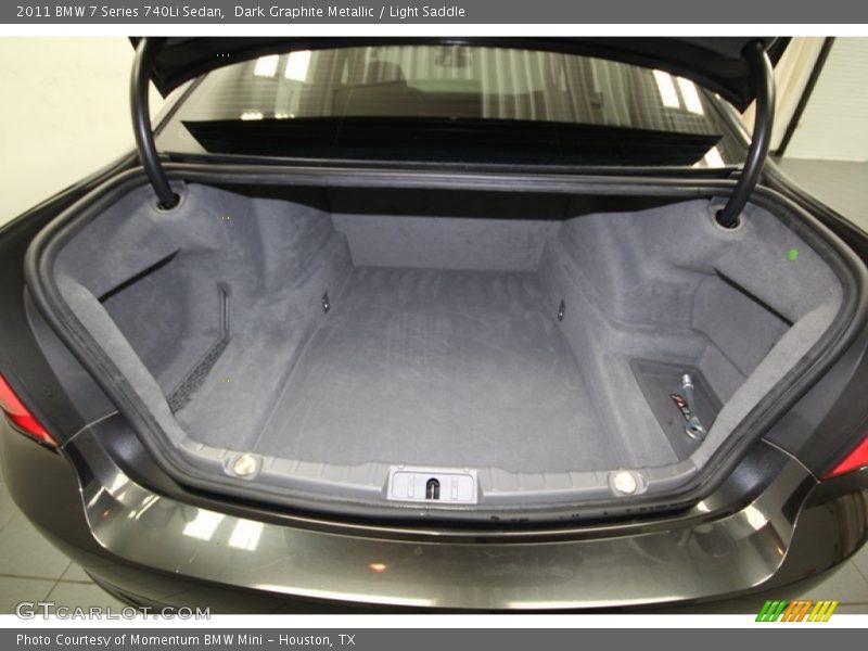 Dark Graphite Metallic / Light Saddle 2011 BMW 7 Series 740Li Sedan