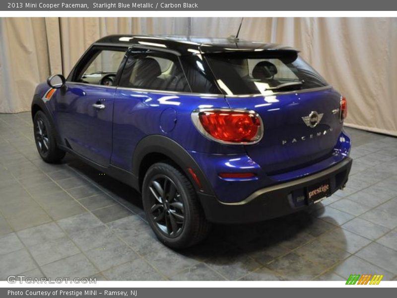 Starlight Blue Metallic / Carbon Black 2013 Mini Cooper Paceman
