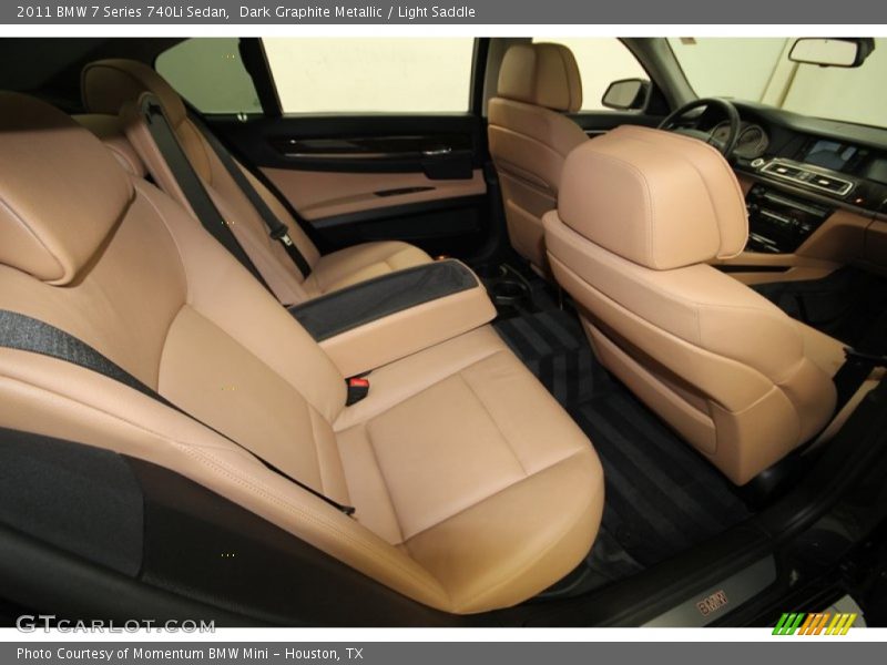 Dark Graphite Metallic / Light Saddle 2011 BMW 7 Series 740Li Sedan
