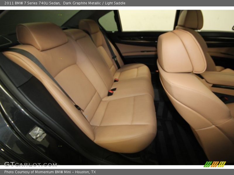 Dark Graphite Metallic / Light Saddle 2011 BMW 7 Series 740Li Sedan