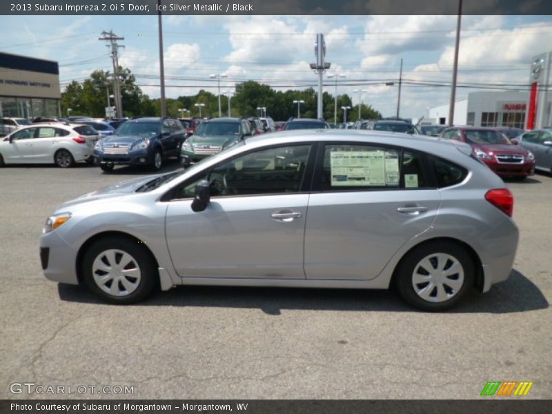 Ice Silver Metallic / Black 2013 Subaru Impreza 2.0i 5 Door