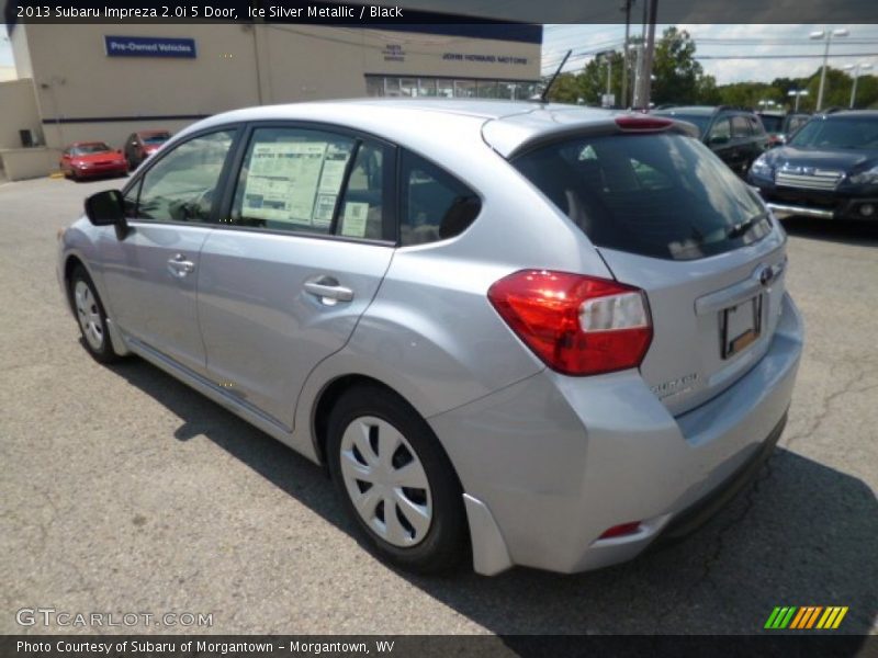 Ice Silver Metallic / Black 2013 Subaru Impreza 2.0i 5 Door