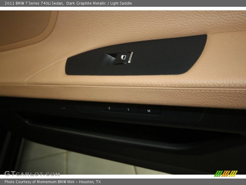 Dark Graphite Metallic / Light Saddle 2011 BMW 7 Series 740Li Sedan