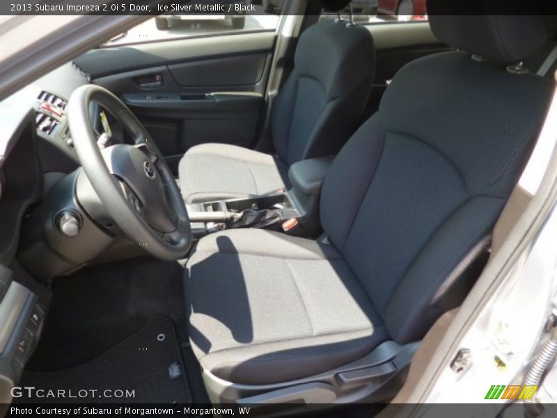 Ice Silver Metallic / Black 2013 Subaru Impreza 2.0i 5 Door