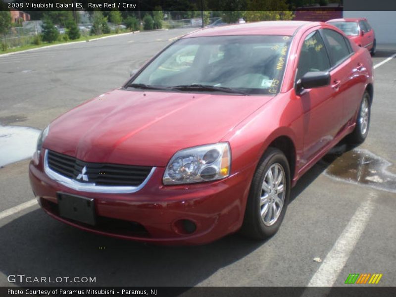 Rave Red / Gray 2008 Mitsubishi Galant ES