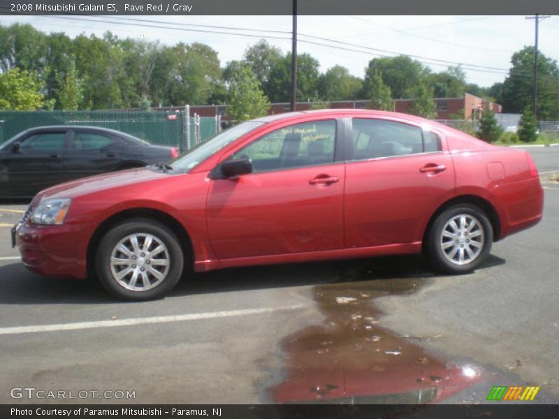 Rave Red / Gray 2008 Mitsubishi Galant ES