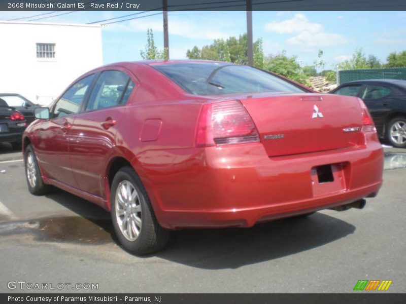 Rave Red / Gray 2008 Mitsubishi Galant ES