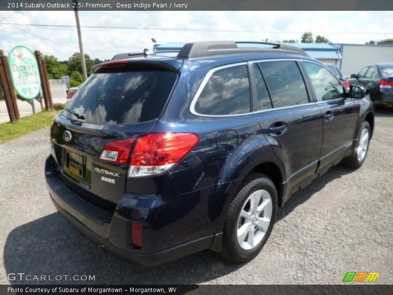 Deep Indigo Pearl / Ivory 2014 Subaru Outback 2.5i Premium
