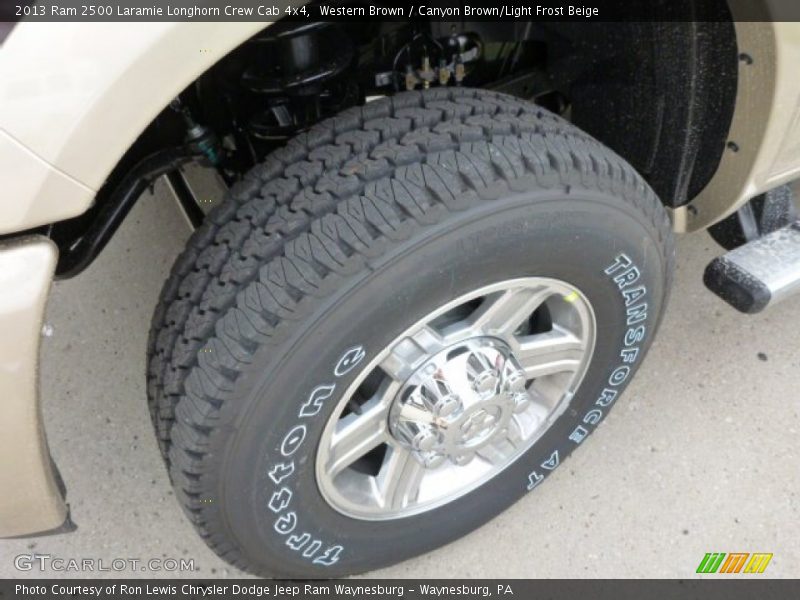Western Brown / Canyon Brown/Light Frost Beige 2013 Ram 2500 Laramie Longhorn Crew Cab 4x4