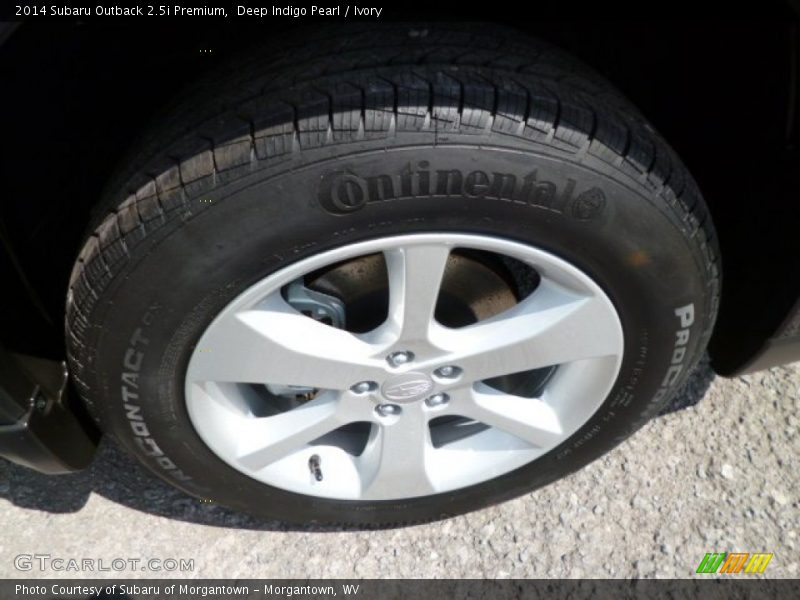 Deep Indigo Pearl / Ivory 2014 Subaru Outback 2.5i Premium